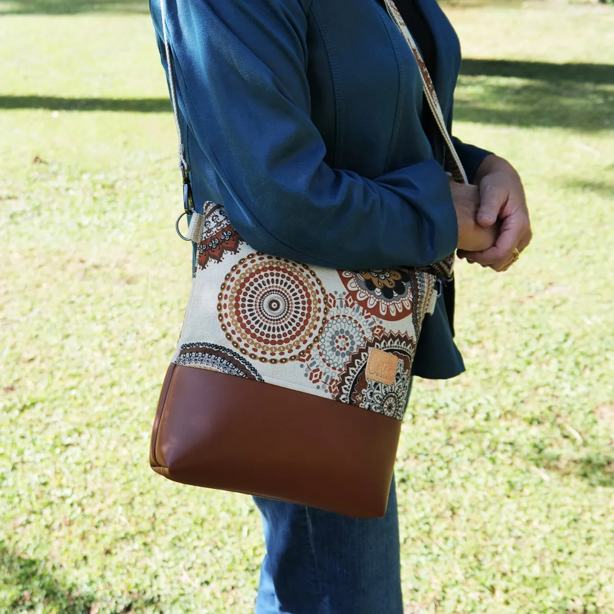 Sac à main Coton d'Avril VERDON Mandala