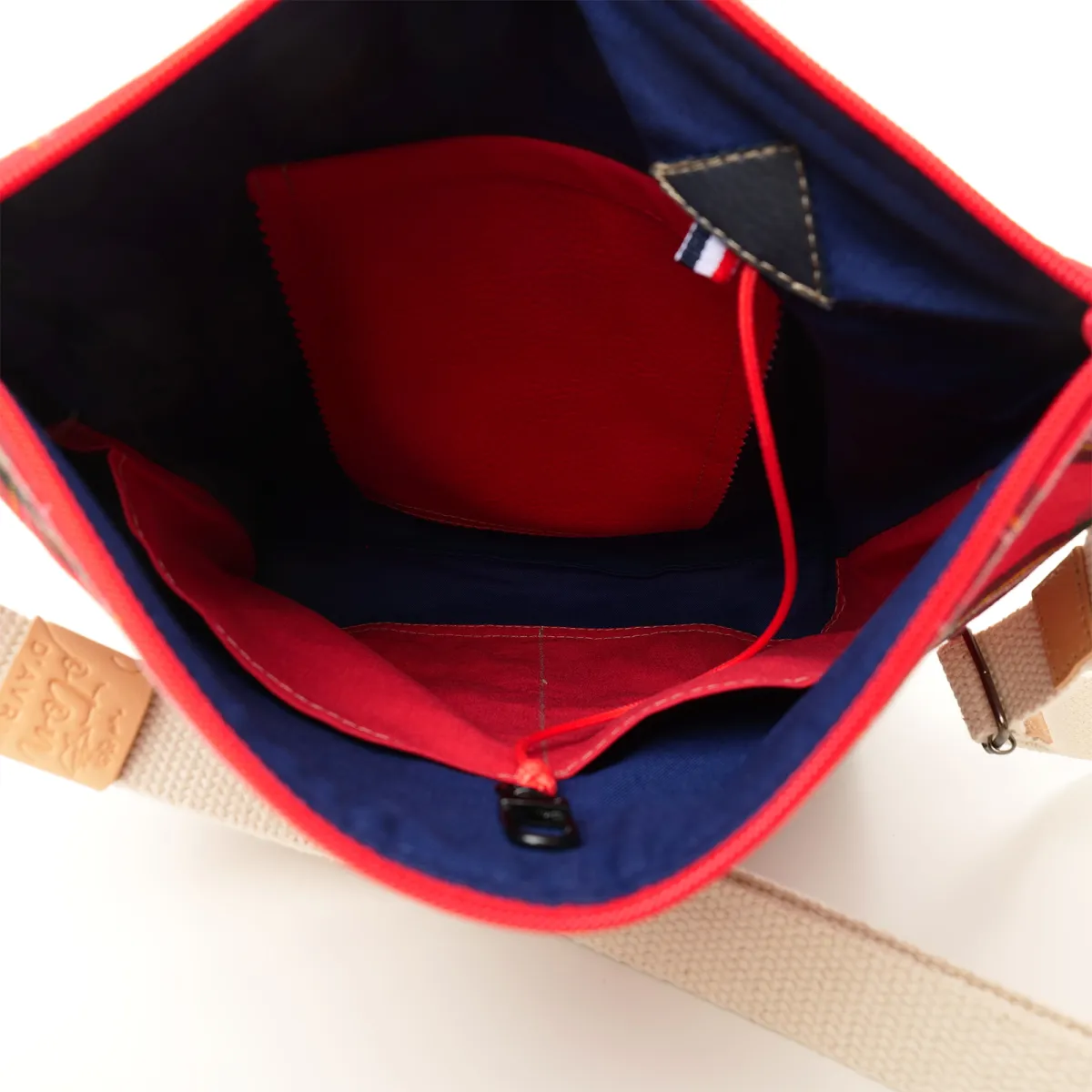 Sac Bandoulière VERDON Tartan rouge