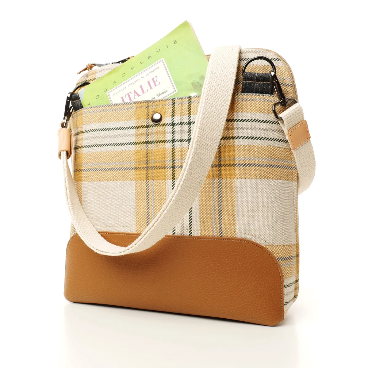 Sac à main Coton d'Avril NAÏS Camel