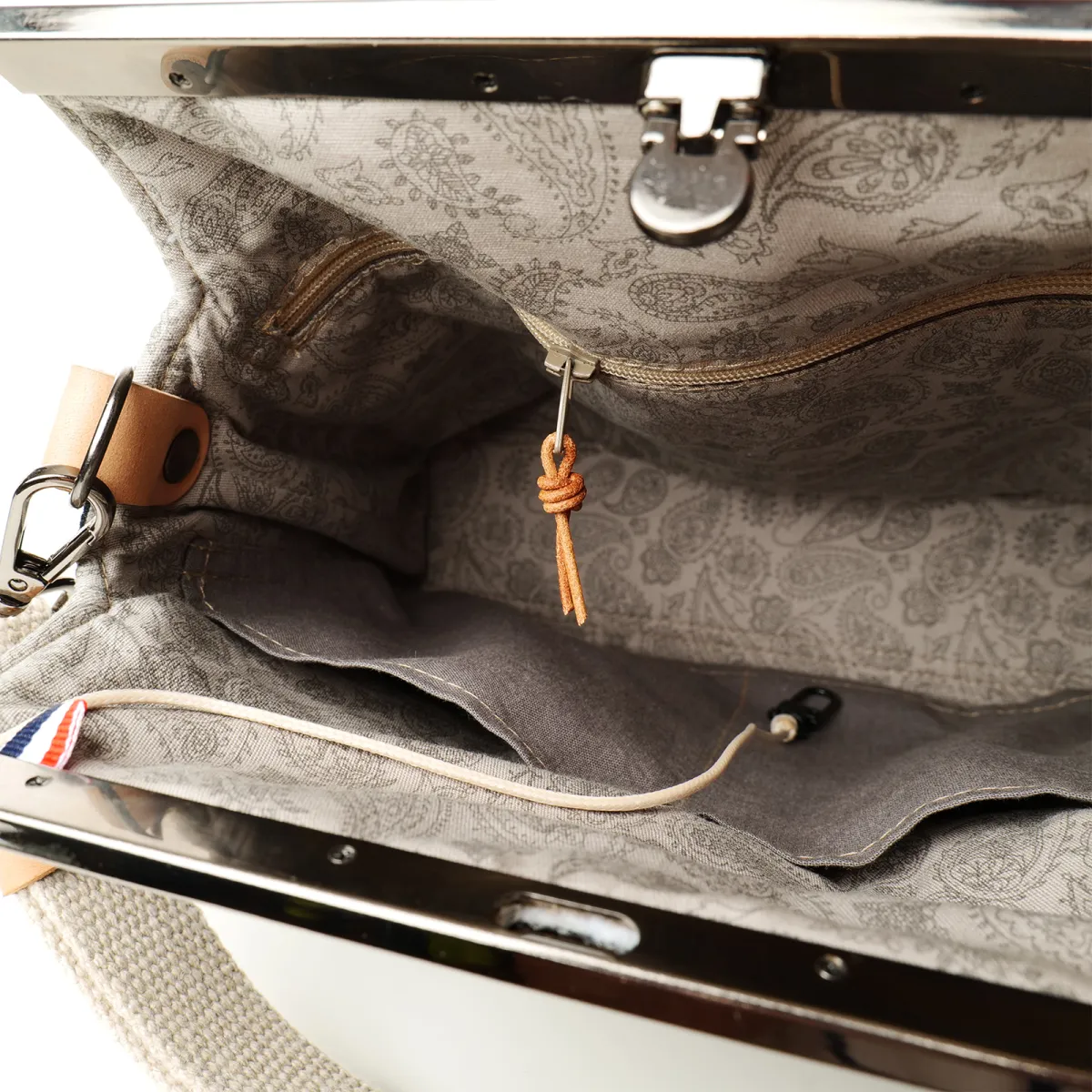 Sac à main Coton d'Avril SIGNATURE Bleu