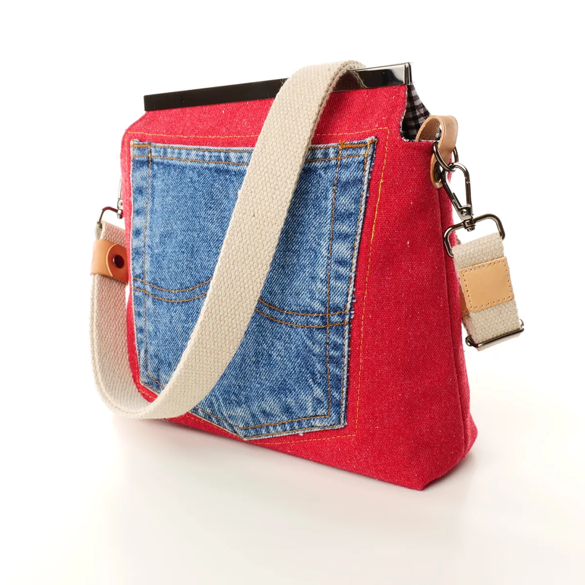 Sac à main Coton d'Avril SIGNATURE Rouge