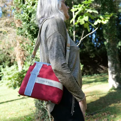 Sac à main Coton d'Avril SIGNATURE Rouge