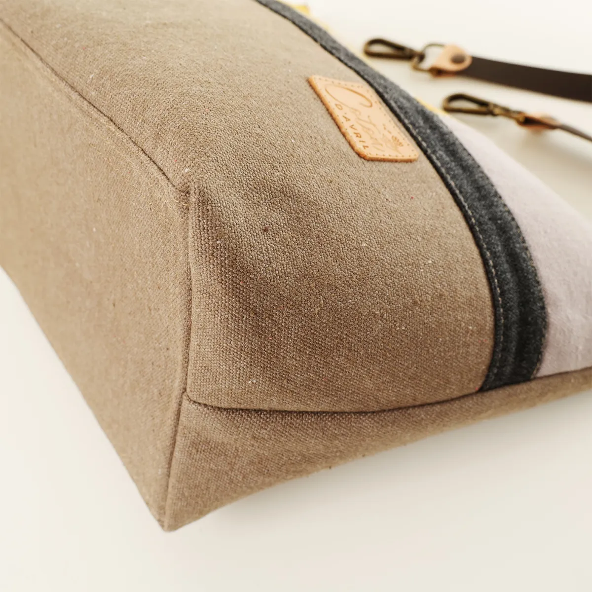 Sac à main Coton d'Avril GARLABAN Feuilles