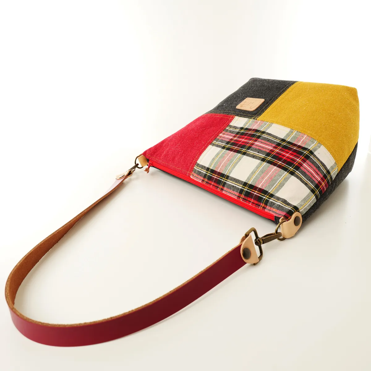 Sac à main Coton d'Avril GARLABAN Tartan