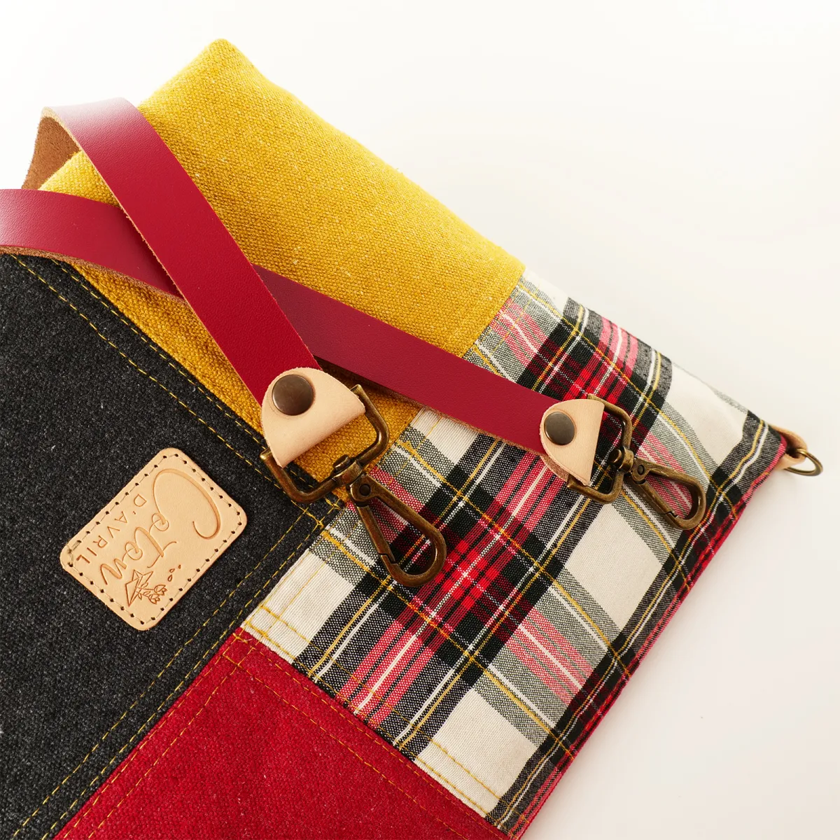 Sac à main Coton d'Avril GARLABAN Tartan