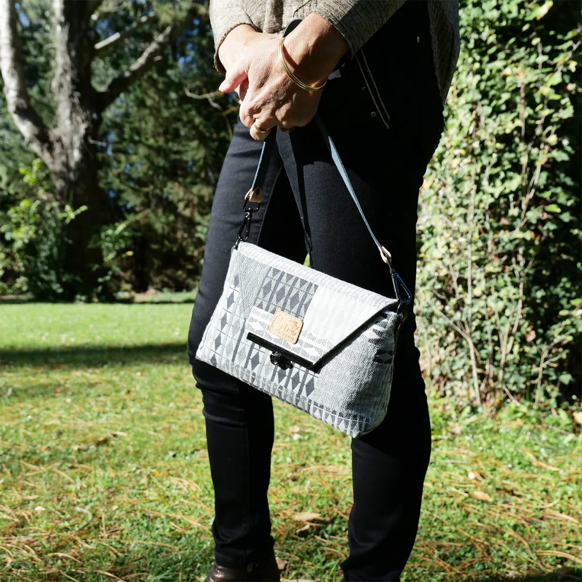 Sac à main Coton d'Avril FANNY Ardoise