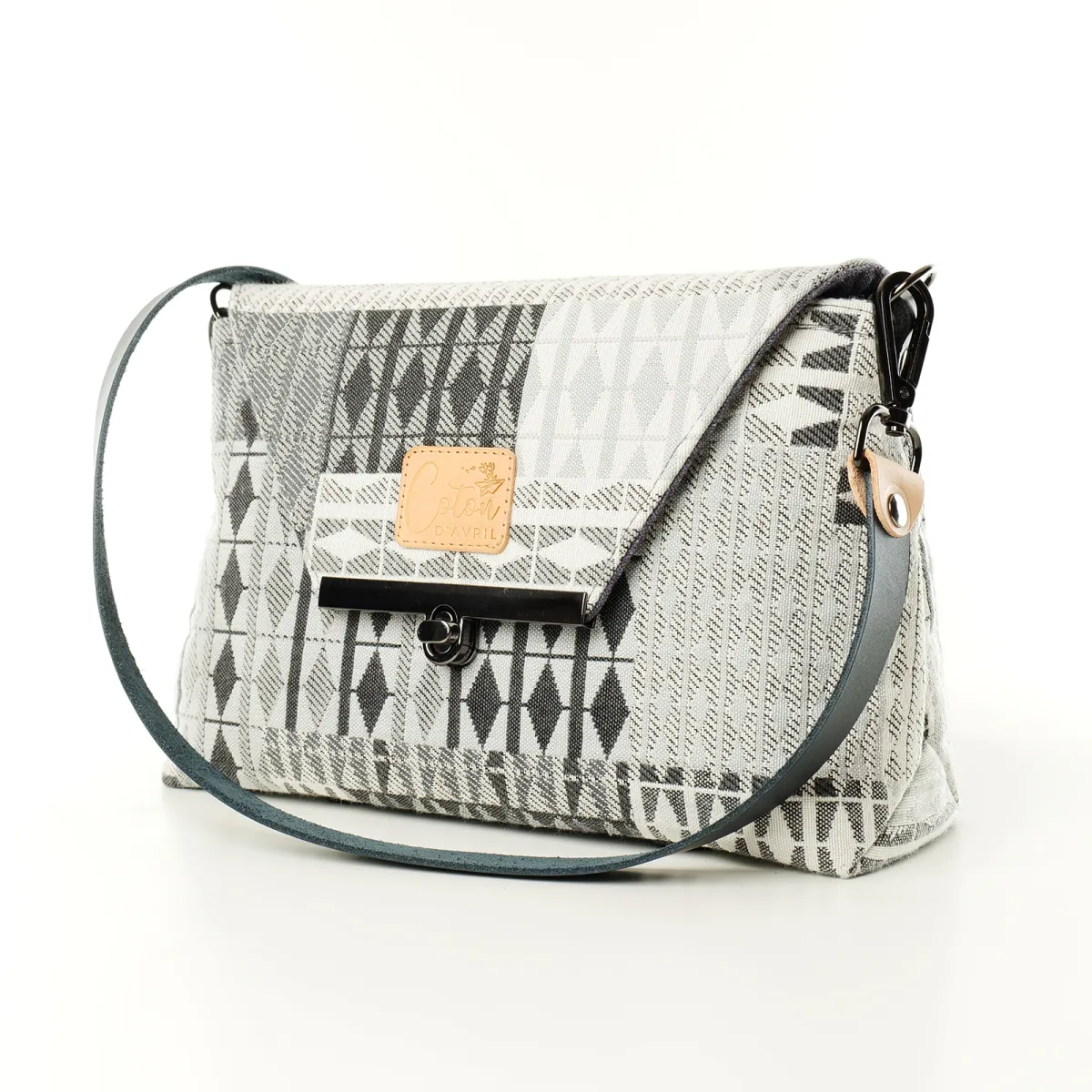 Sac à main Coton d'Avril FANNY Ardoise