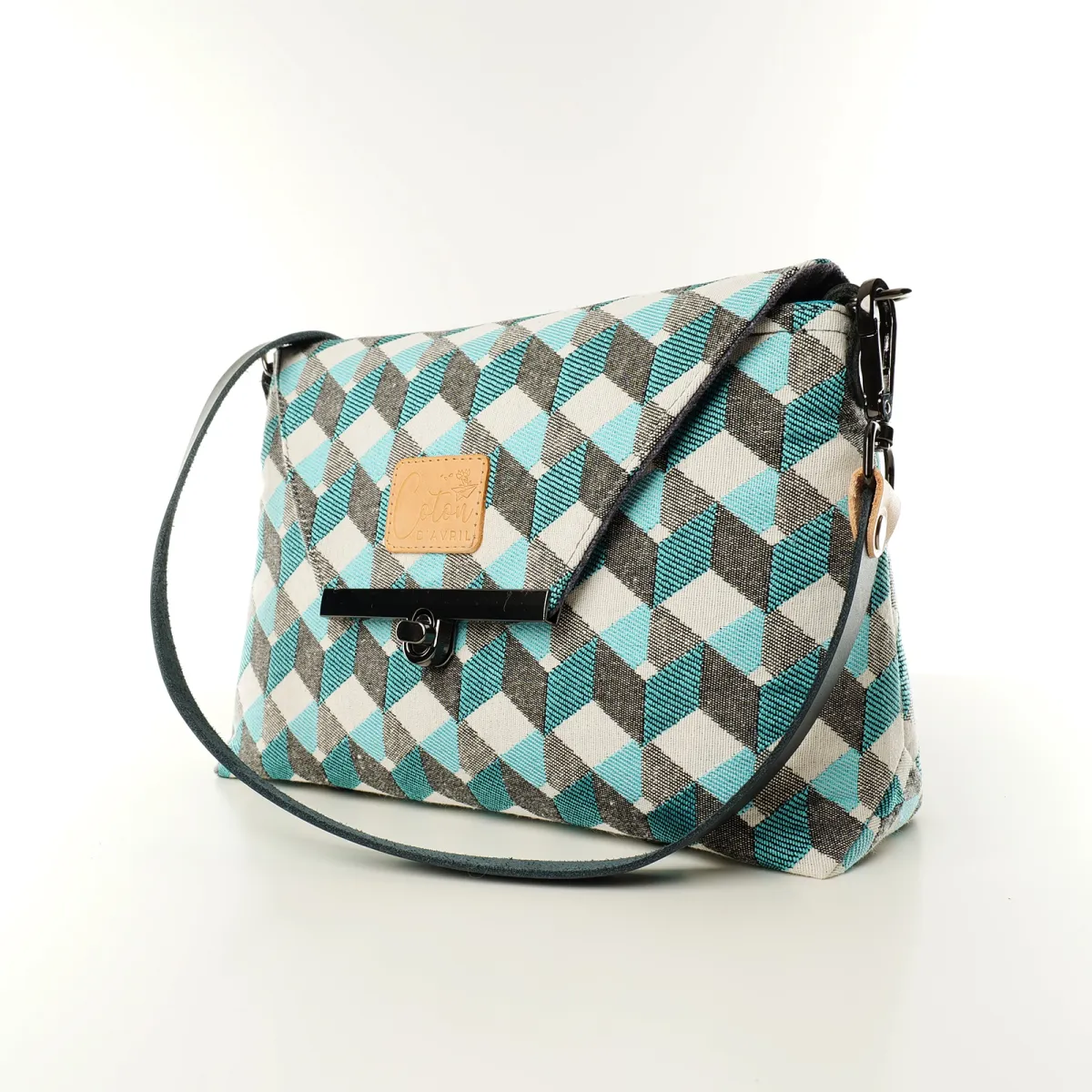 Sac à main Coton d'Avril FANNY Olive
