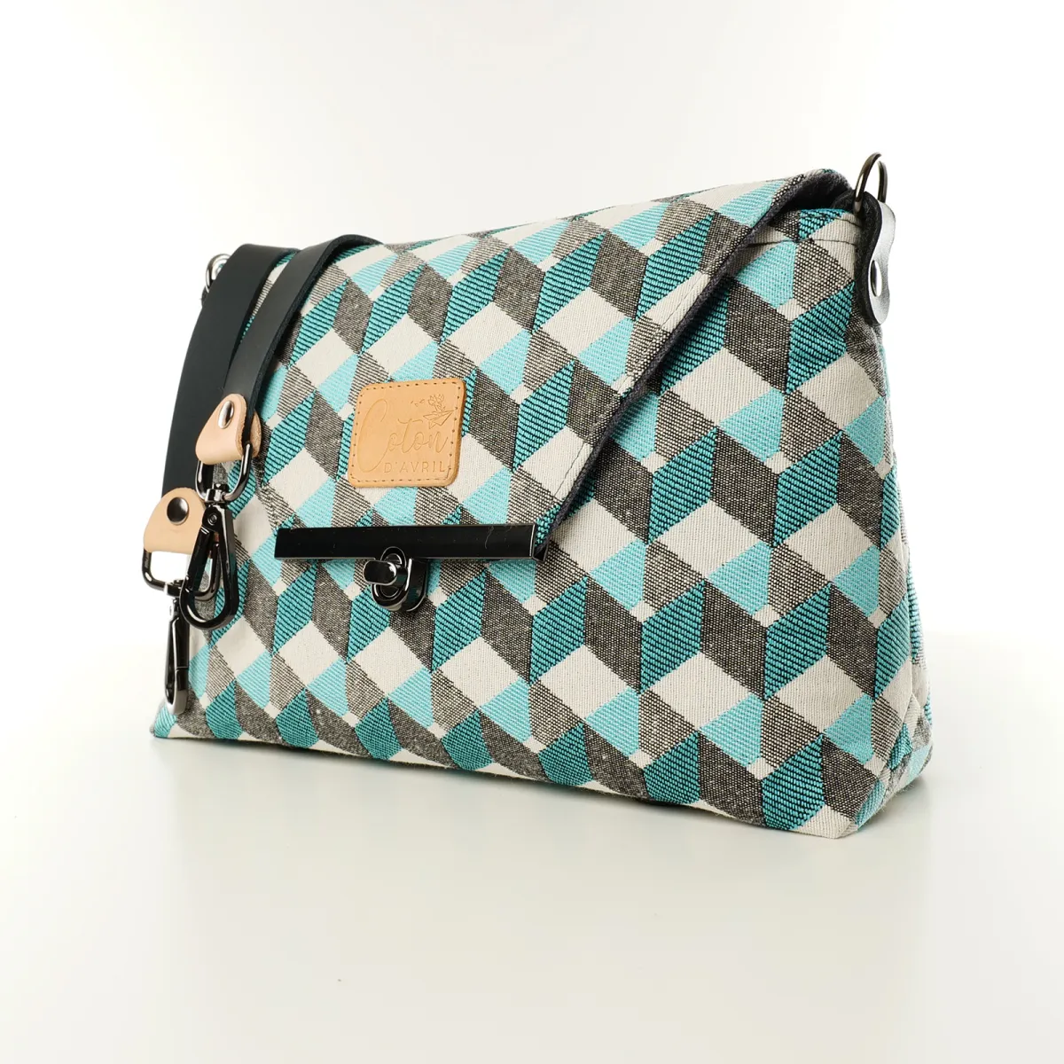 Sac à main Coton d'Avril FANNY Olive