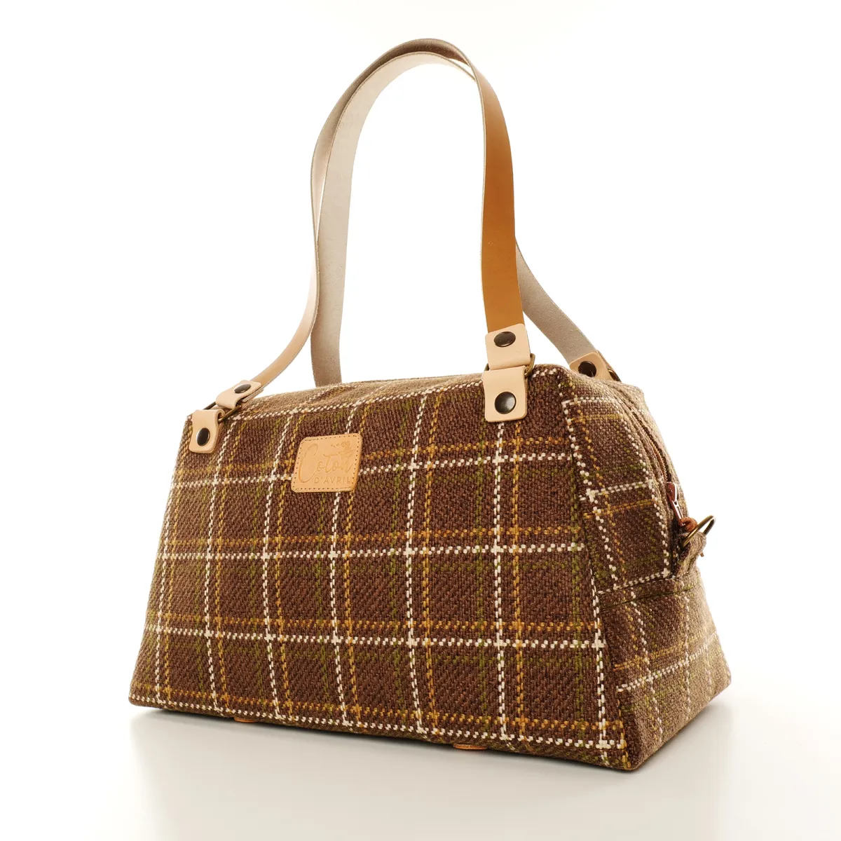 Sac à main Coton d'Avril CESAR Cappuccino