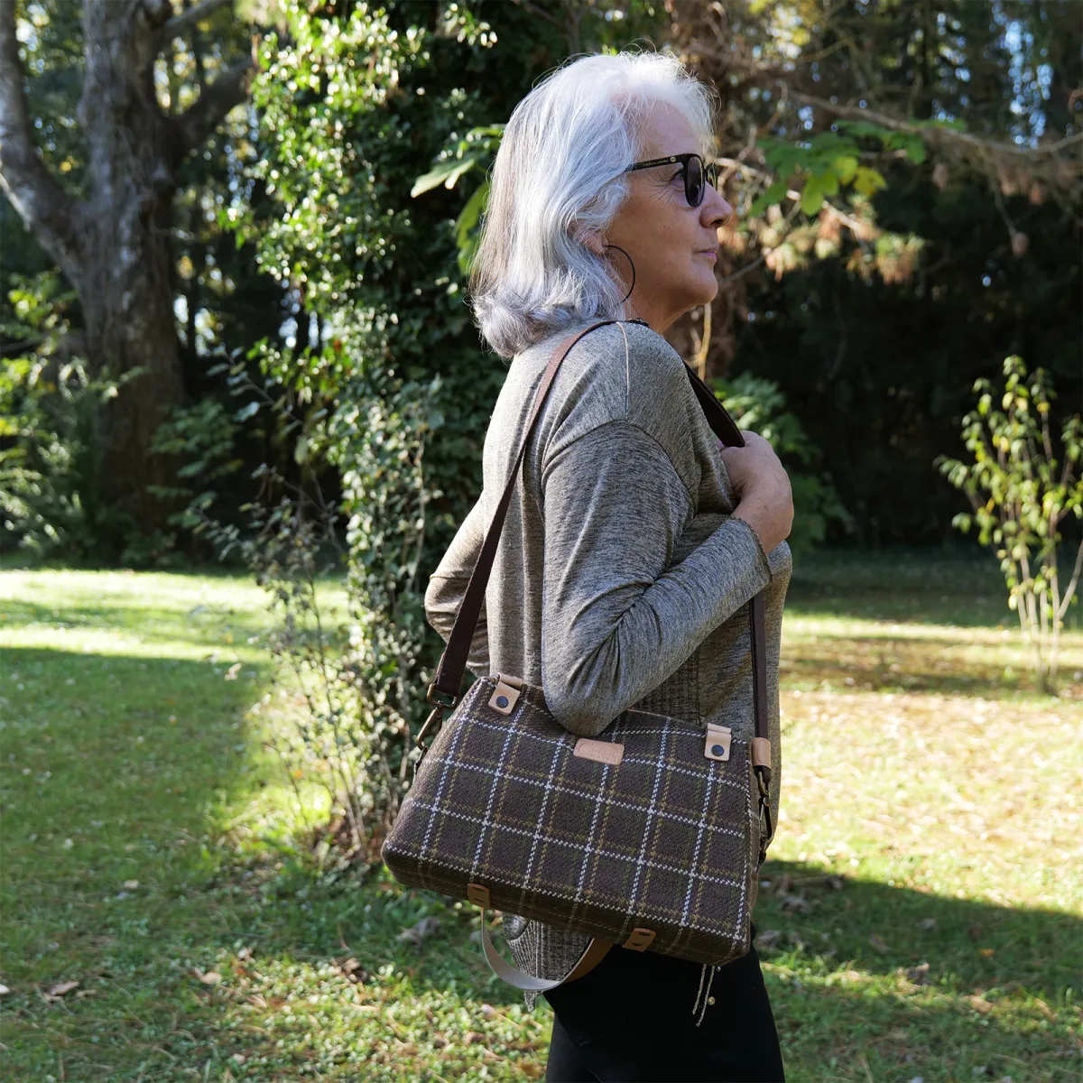 Sac à main Coton d'Avril CESAR Cappuccino