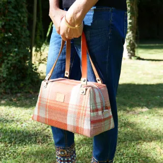 Sac à main Coton d'Avril CESAR Mandarine