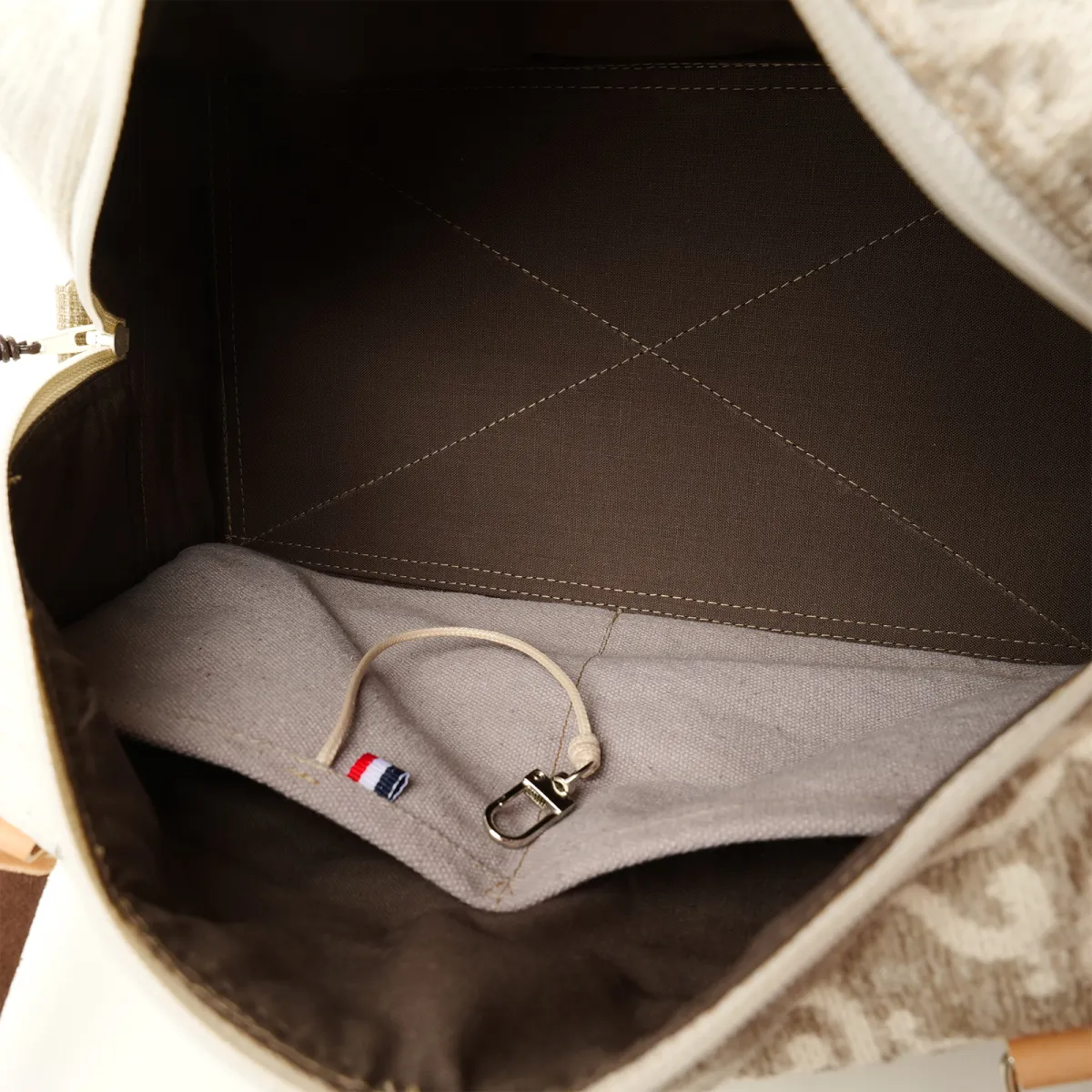 Sac à main Coton d'Avril CESAR Sable