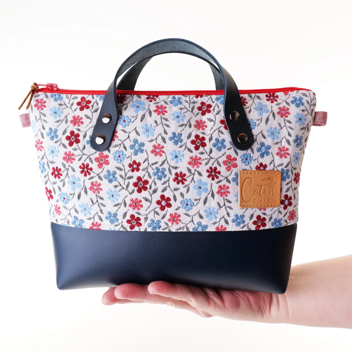 Sac à main Coton d'Avril VENTOUX Floral