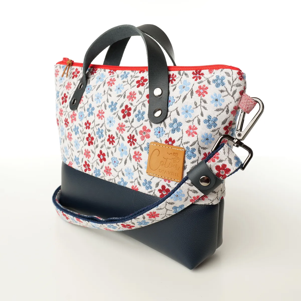 Sac à main Coton d'Avril VENTOUX Floral