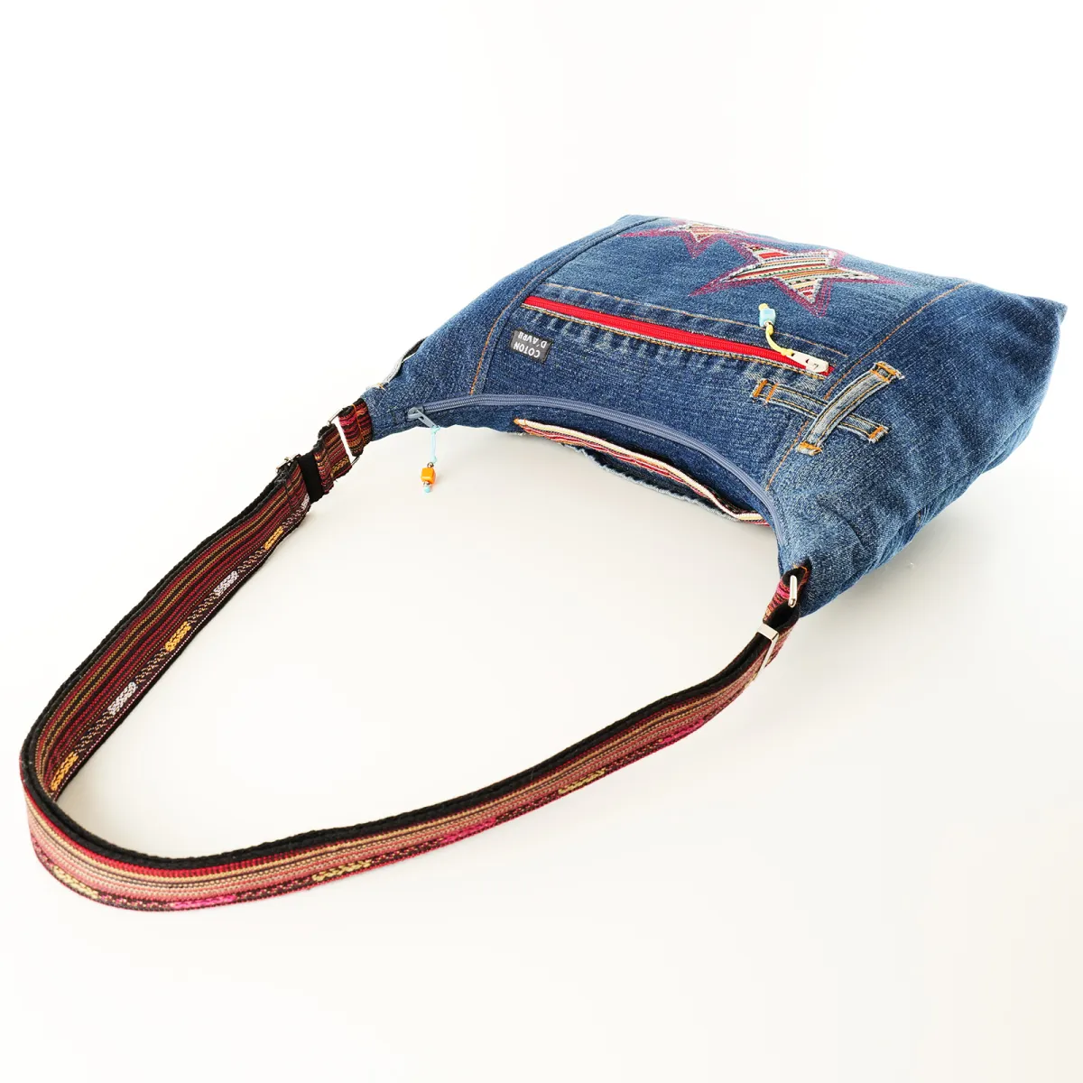 Sac à main Coton d'Avril ALPILLES Etoile Jeans Bleu