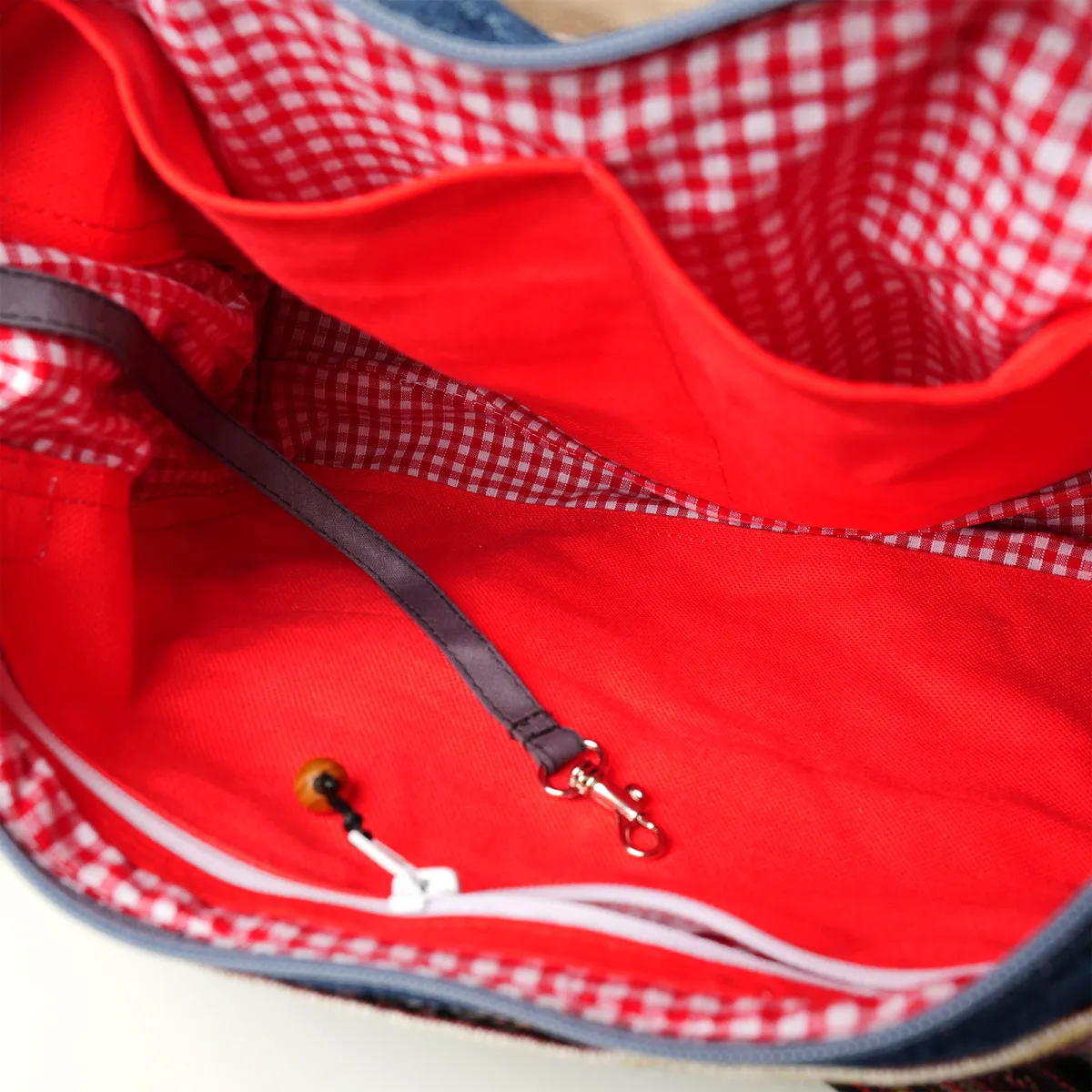 Sac à main Coton d'Avril ALPILLES Etoile Jeans Bleu