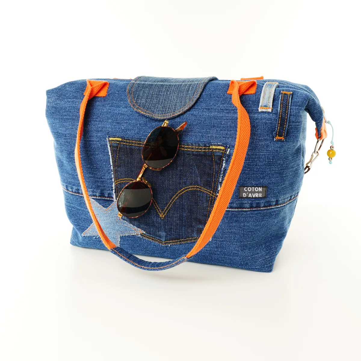 Sac à main Coton d'Avril D20 Jeans Couleur