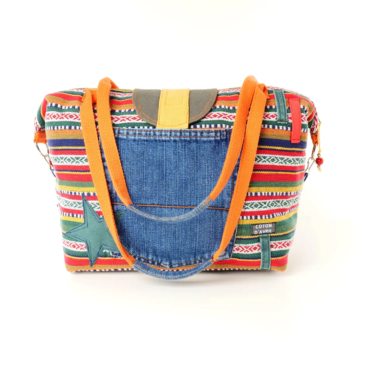 Sac à main Coton d'Avril D20 Aztèque