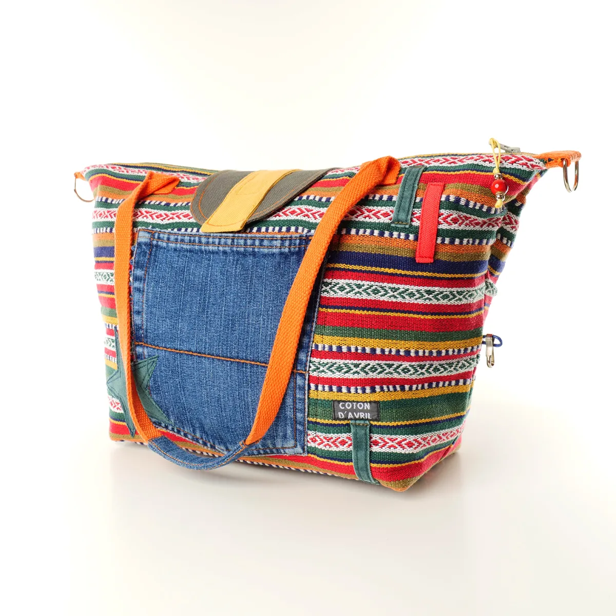 Sac à main Coton d'Avril D20 Aztèque