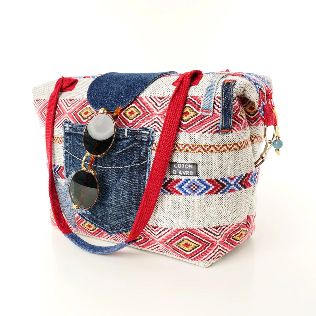 Sac à main Coton d'Avril D20 Ethnique