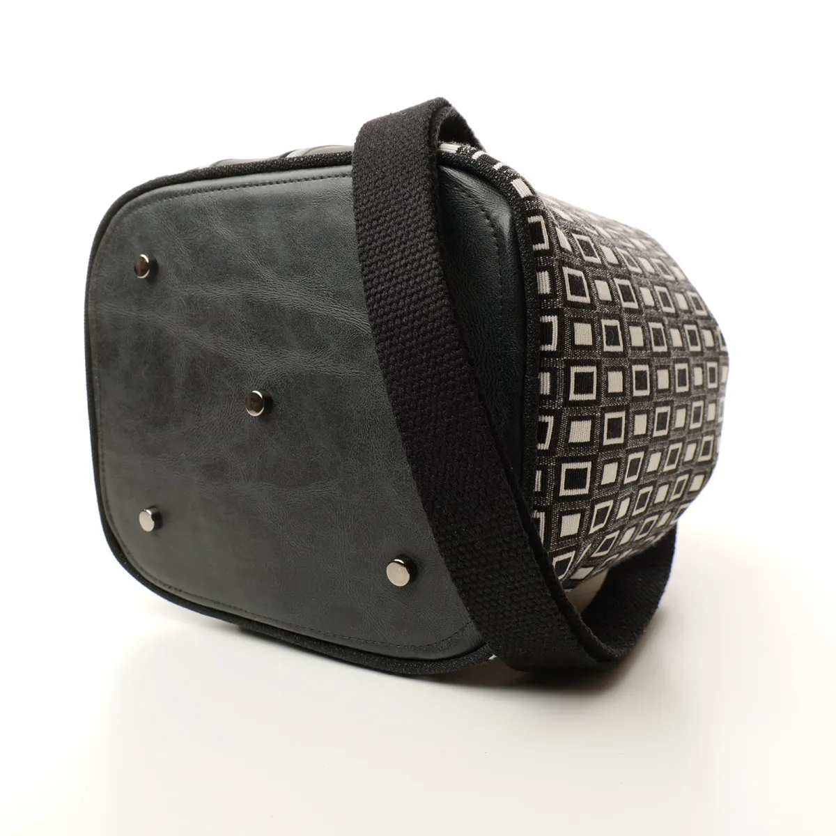 Sac seau Coton d'Avril ANGELE Fusain