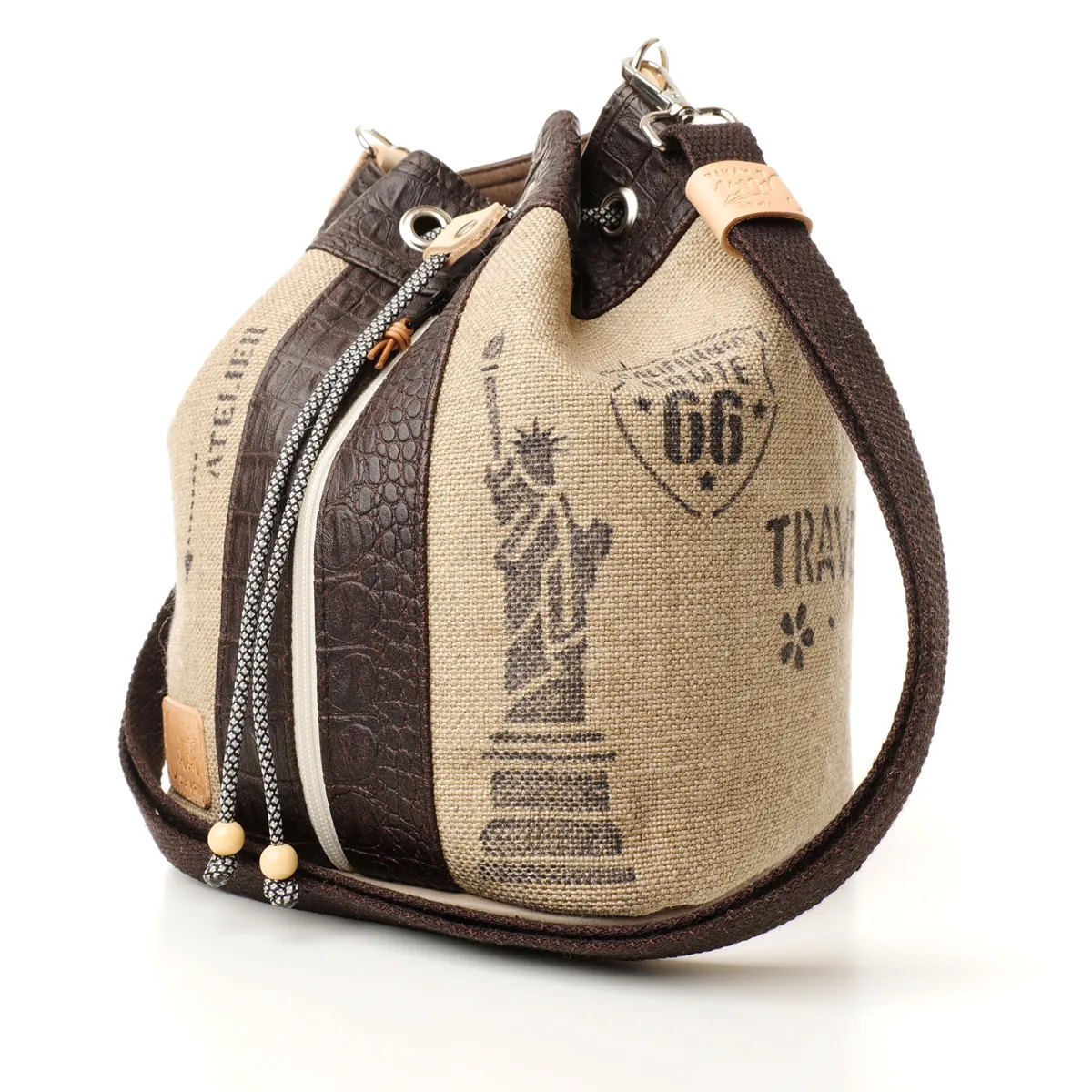 Sac seau Coton d'Avril Lin Voyage EDITION