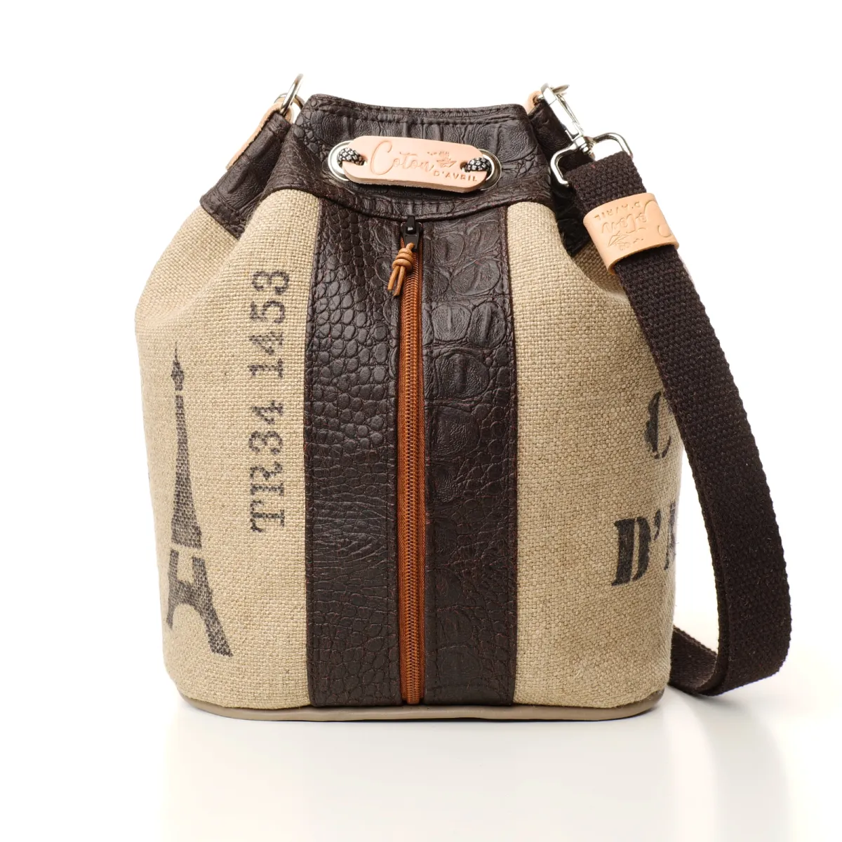 Sac seau Coton d'Avril Lin Voyage EDITION