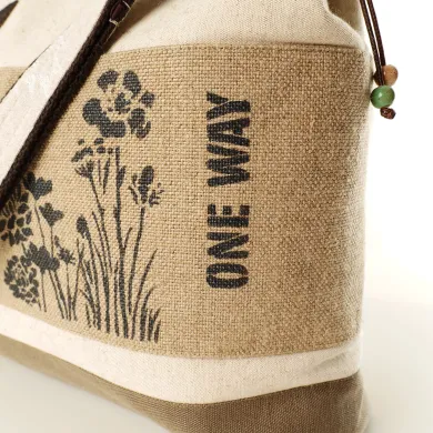 Sac seau Coton d'Avril ONE WAY Kaki-Lin
