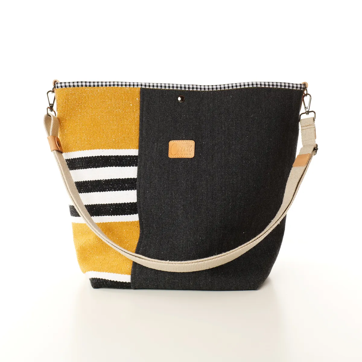Sac Cabas Coton d'Avril TOPAZE Marin