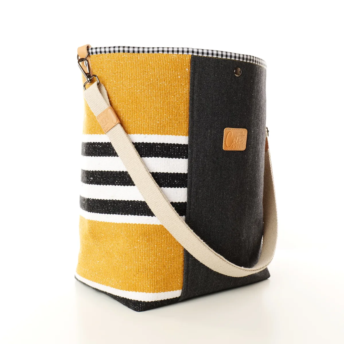 Sac Cabas Coton d'Avril TOPAZE Marin