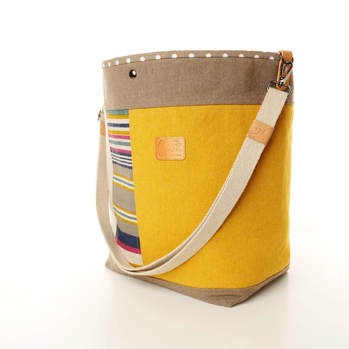 Sac Cabas Coton d'Avril TOPAZE Pastels
