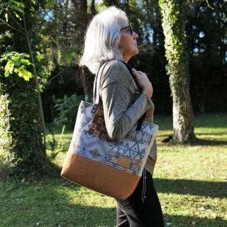 Sac cabas Coton d'Avril Motifs