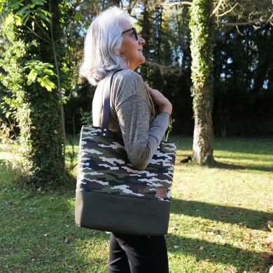 Sac cabas Coton d'Avril LUBERON Patches