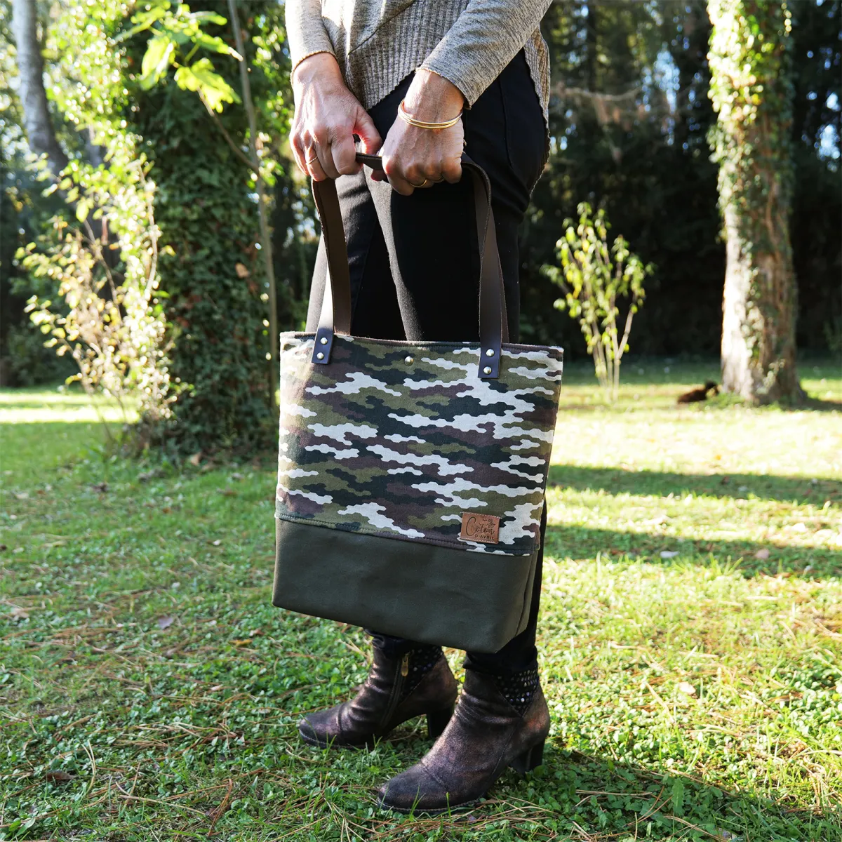 Sac cabas Coton d'Avril LUBERON Patches