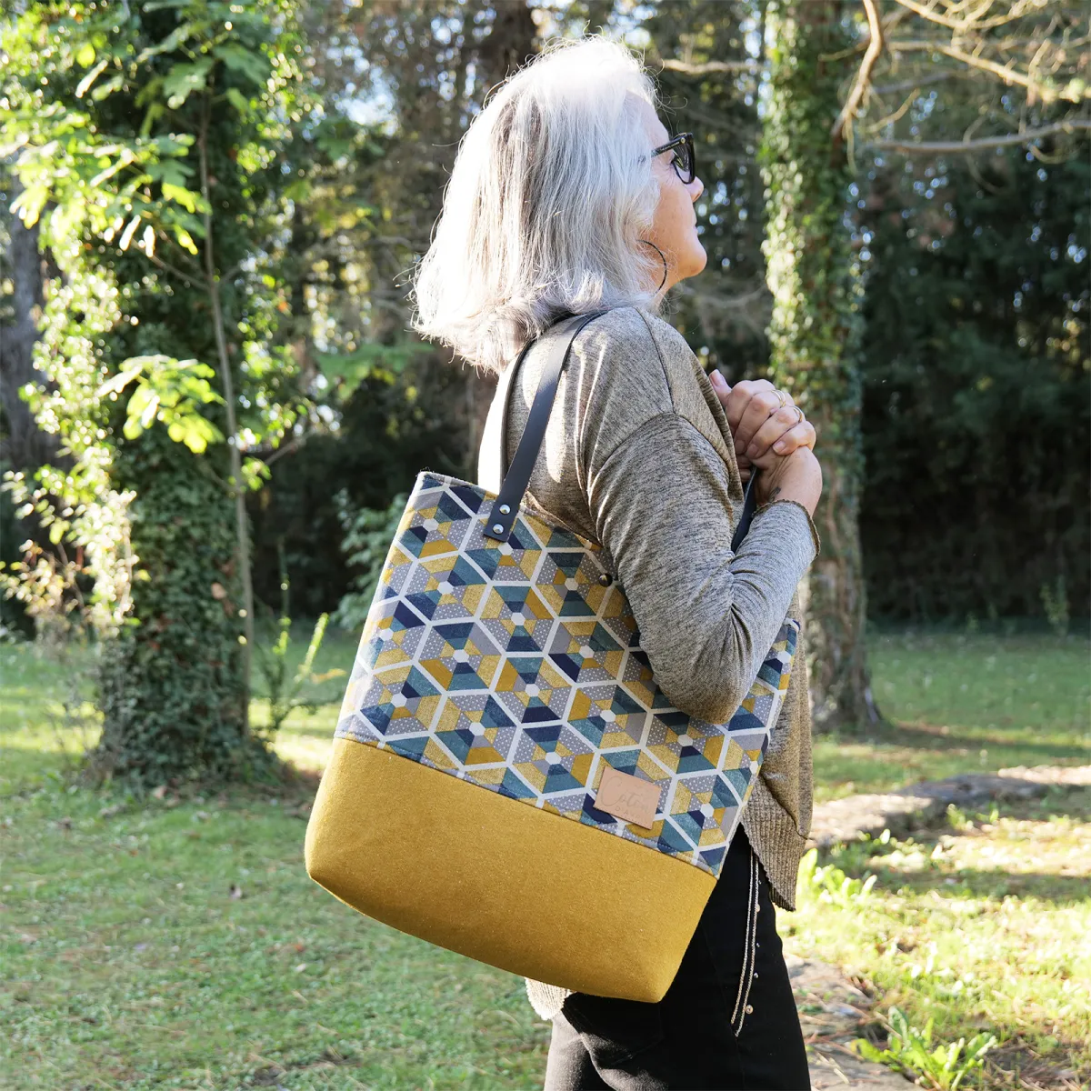 Sac cabas Coton d'Avril Lumiere