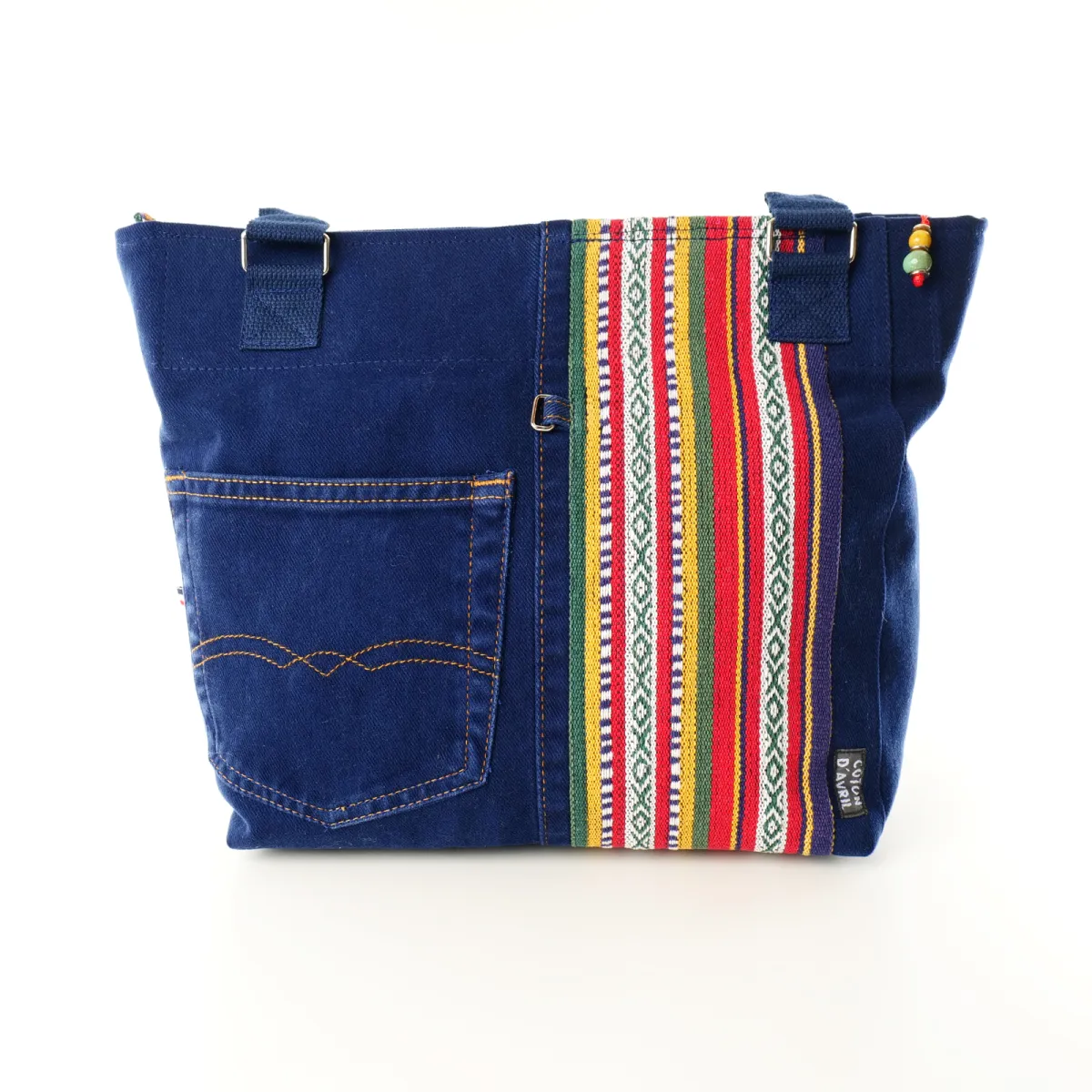 Sac Cabas Coton d'Avril AVRIL Bleu Aztèque