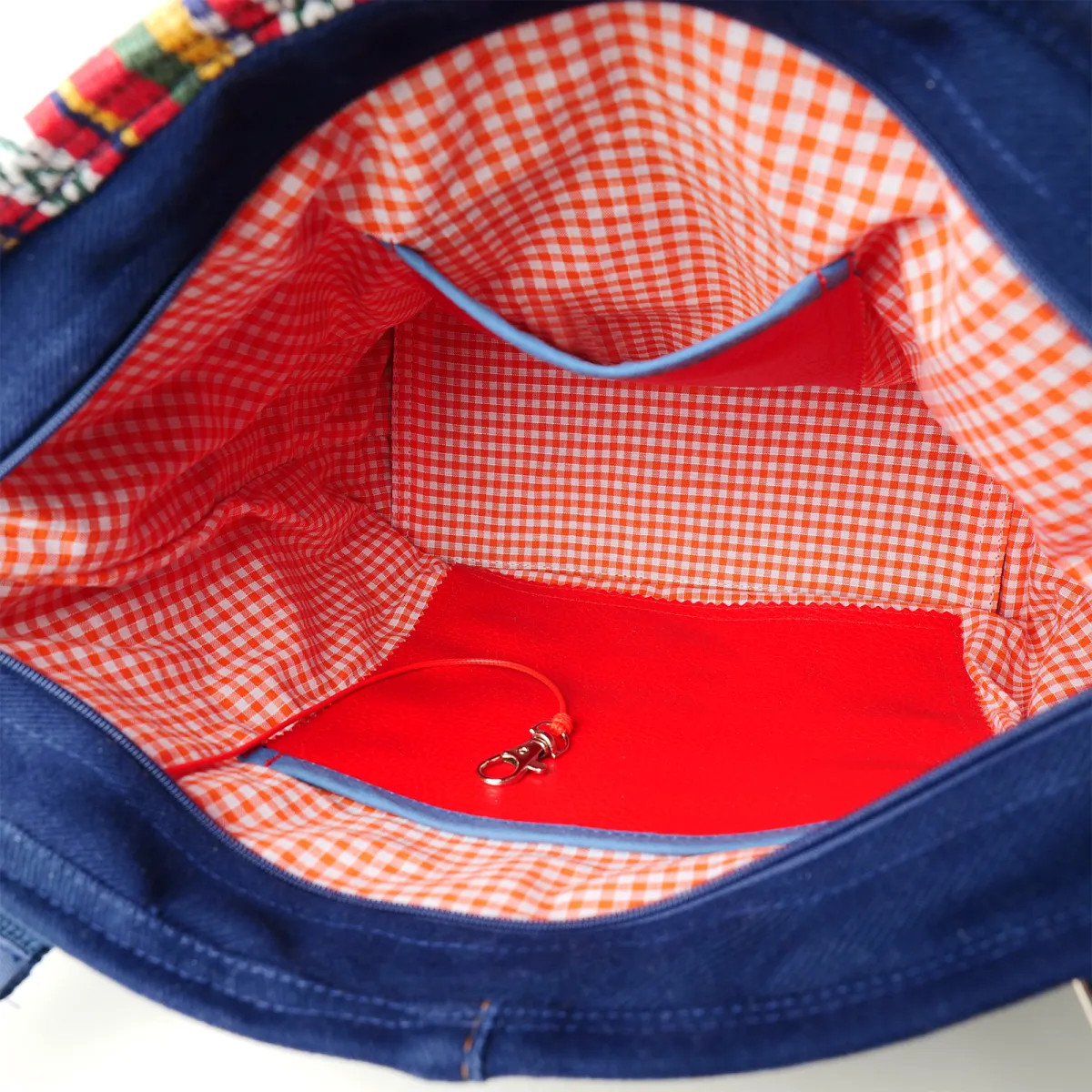 Sac Cabas Coton d'Avril AVRIL Bleu Aztèque