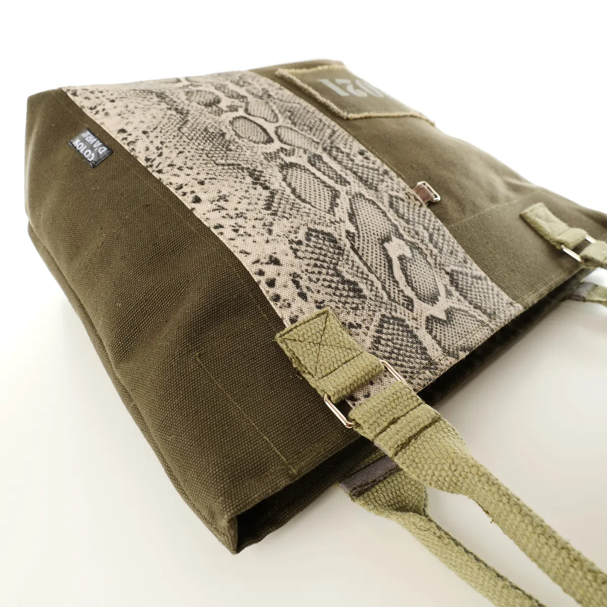 Sac Cabas Coton d'Avril AVRIL Serpent