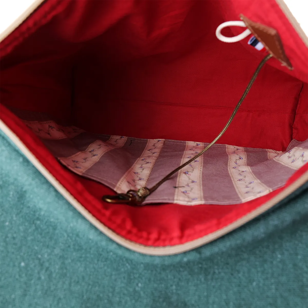Sac besace Coton d'Avril DURANCE Coquelicot