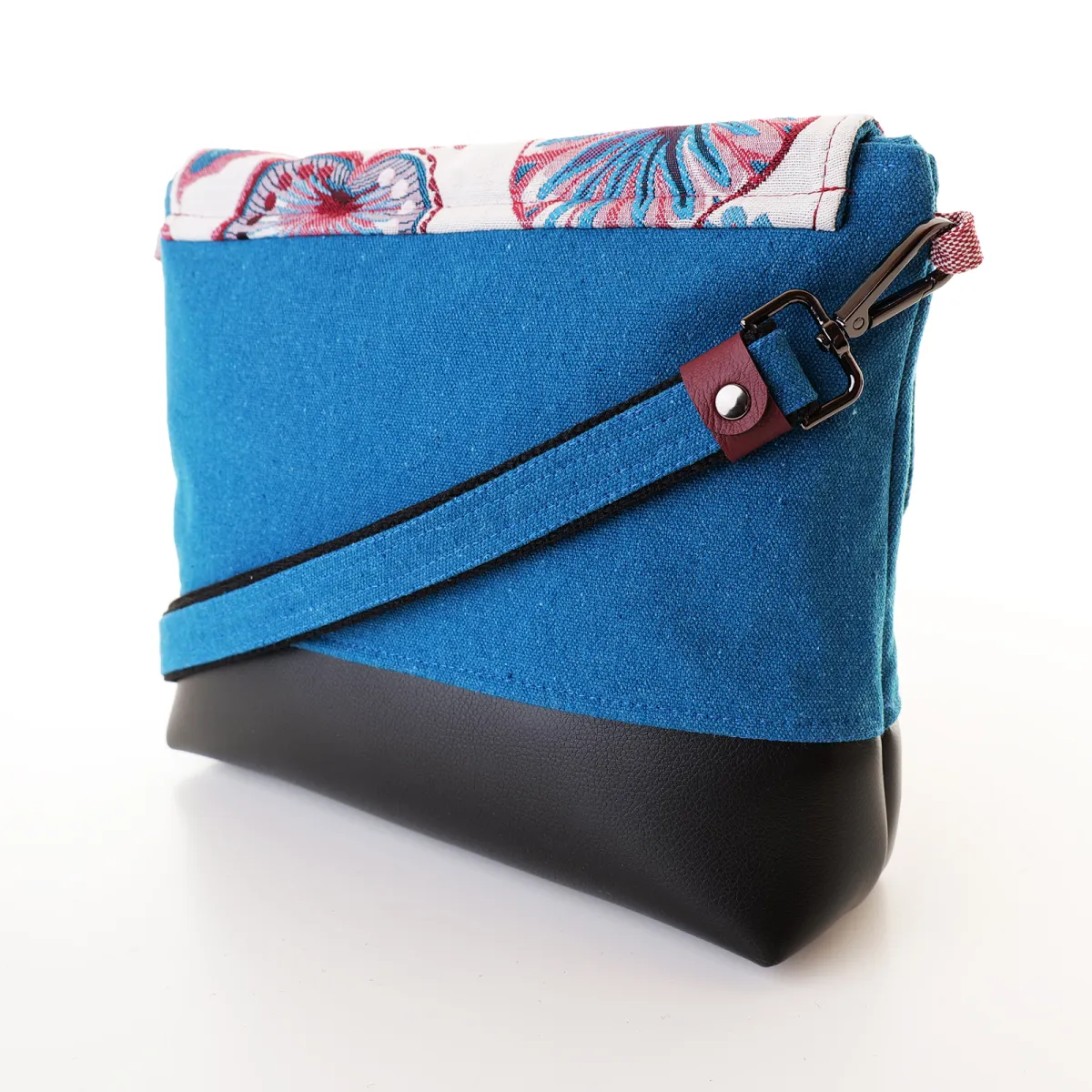 Sac besace Coton d'Avril DURANCE Feuilles