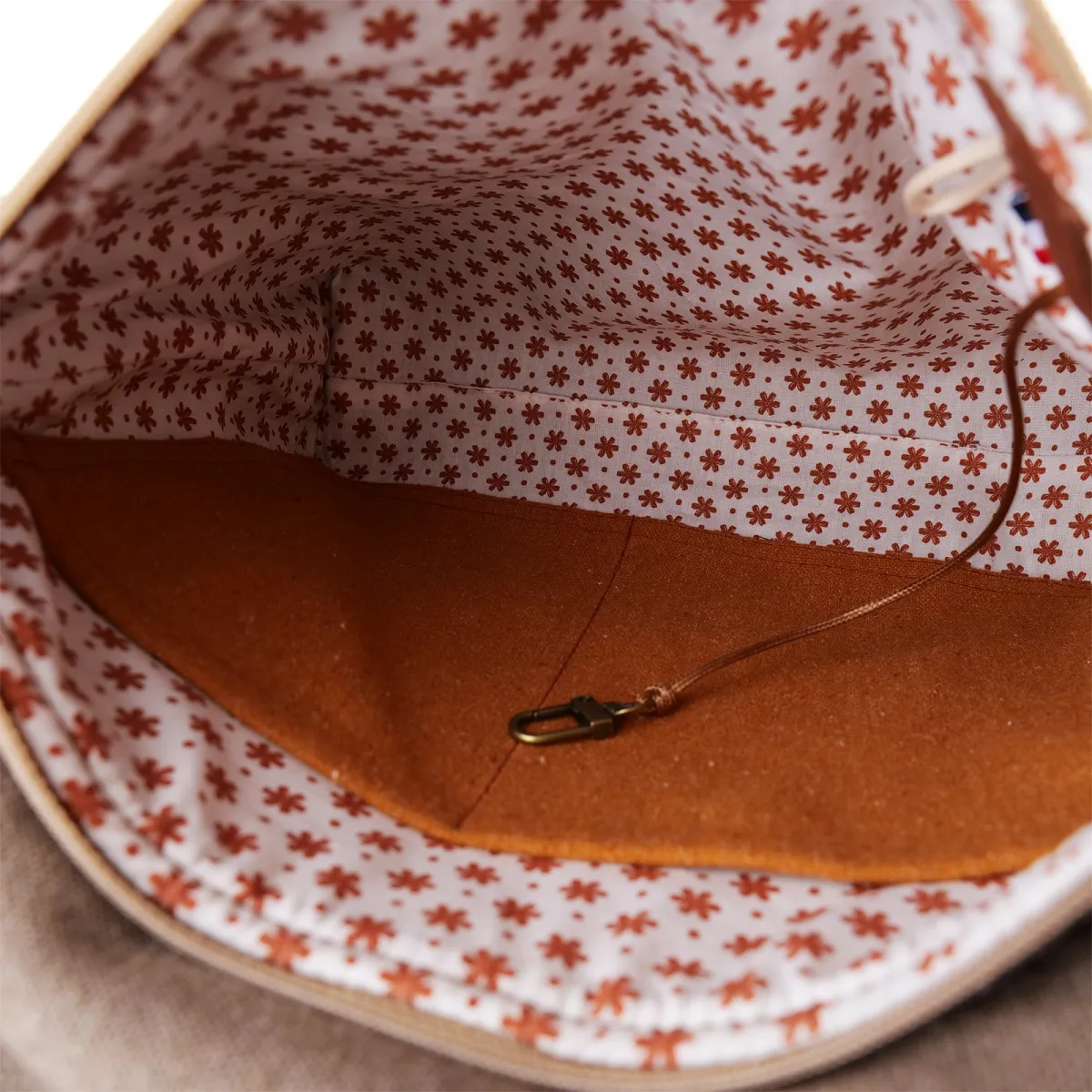 Sac besace Coton d'Avril DURANCE Flammes