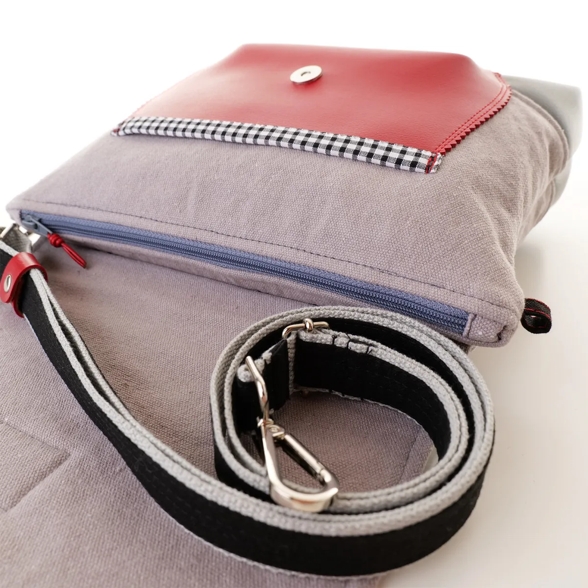 Sac besace Coton d'Avril DURANCE Graphite