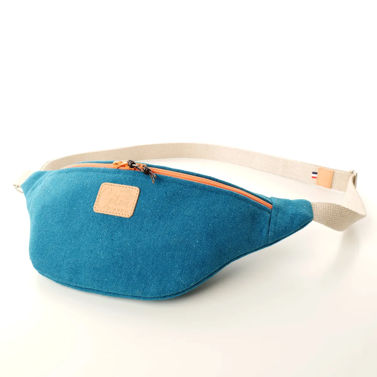 Sac Banane Coton d'Avril Mélisse Bleu