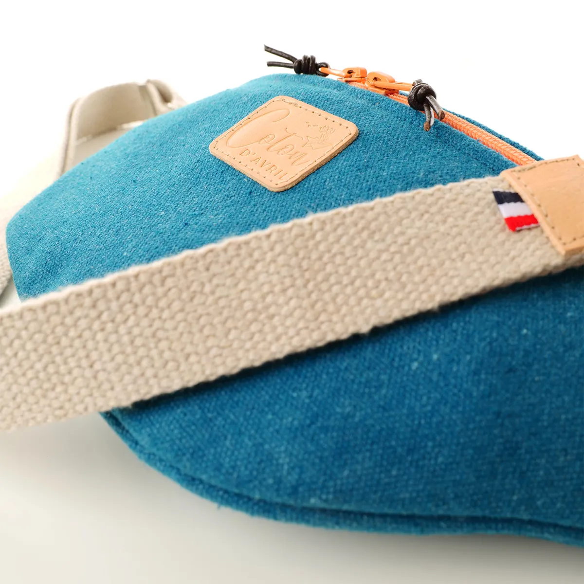 Sac Banane Coton d'Avril Mélisse Bleu