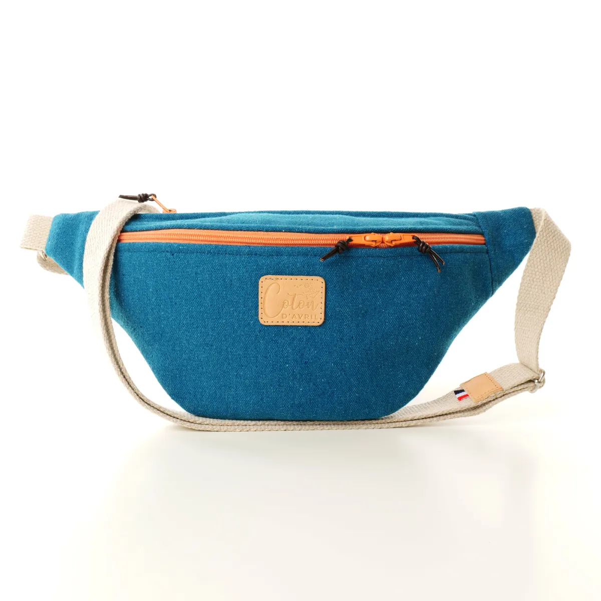 Sac Banane Coton d'Avril Mélisse Bleu