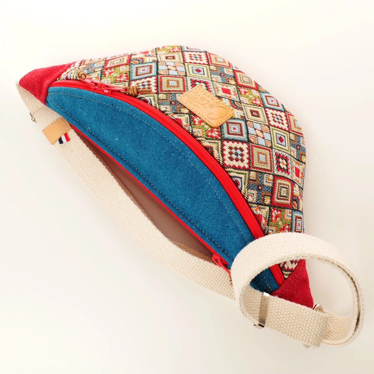 Sac banane Coton d'Avril MELISSE Mosaique