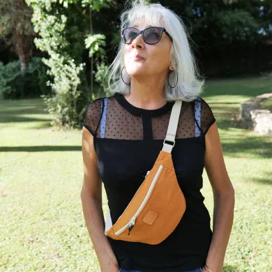 Sac banane Coton d'Avril MELISSE Moutarde