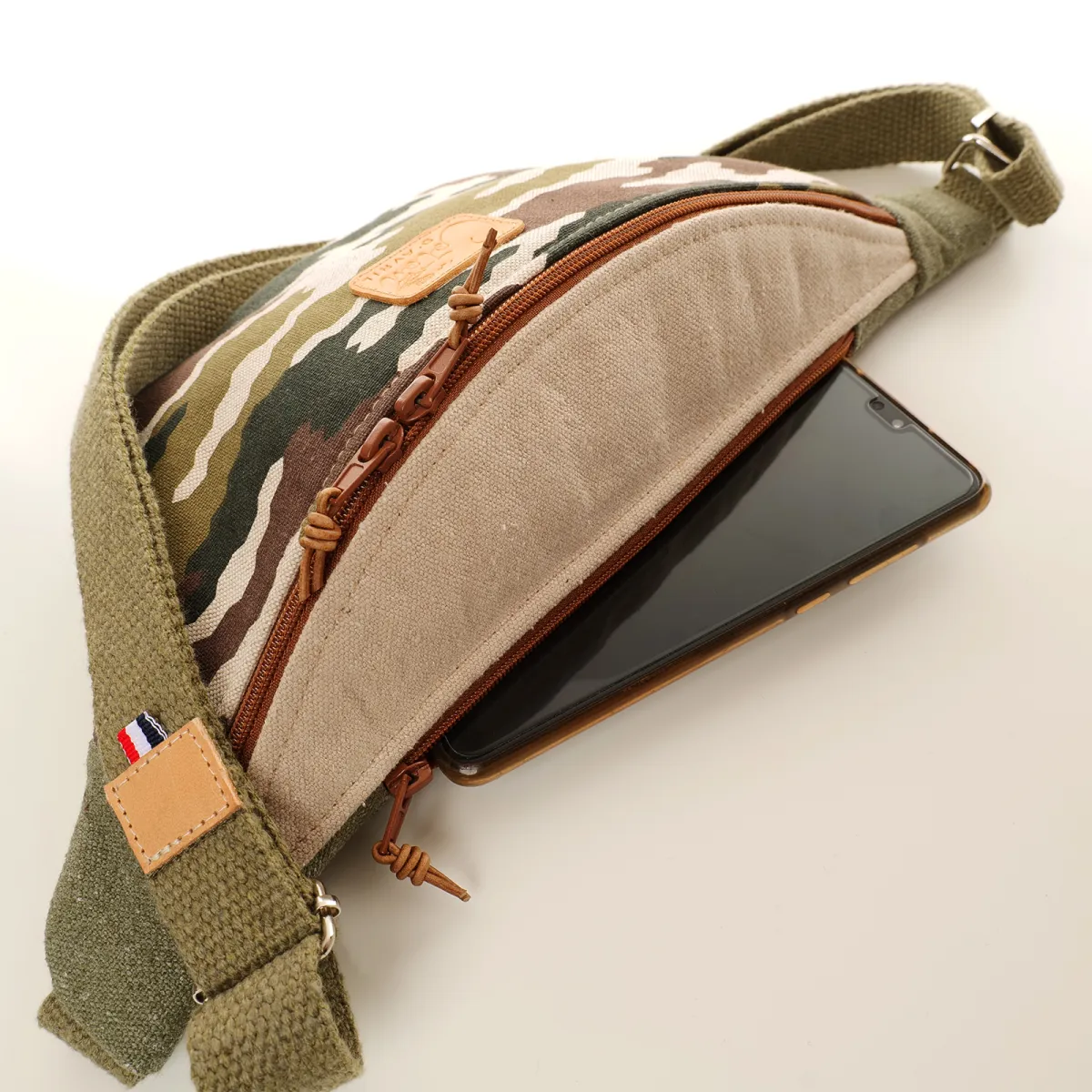 Sac banane Coton d'Avril MELISSE Patches