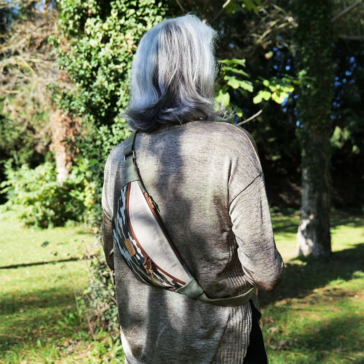Sac banane Coton d'Avril MELISSE Patches